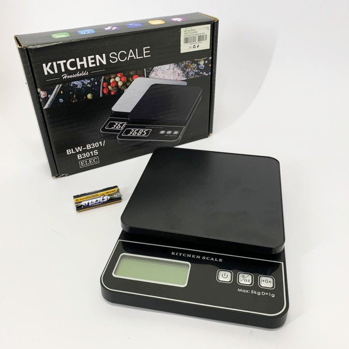 Ваги кухонні електронні B301, 5кг (1г)
