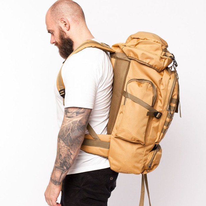 Модульний тактичний рюкзак, Військовий рюкзак 70л, Солдатський рюкзак військовий, Вірменський рюкзак портфель