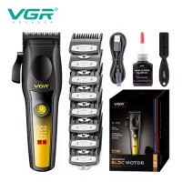 Акумуляторна машинка для стрижки VGR V-195 GOLD