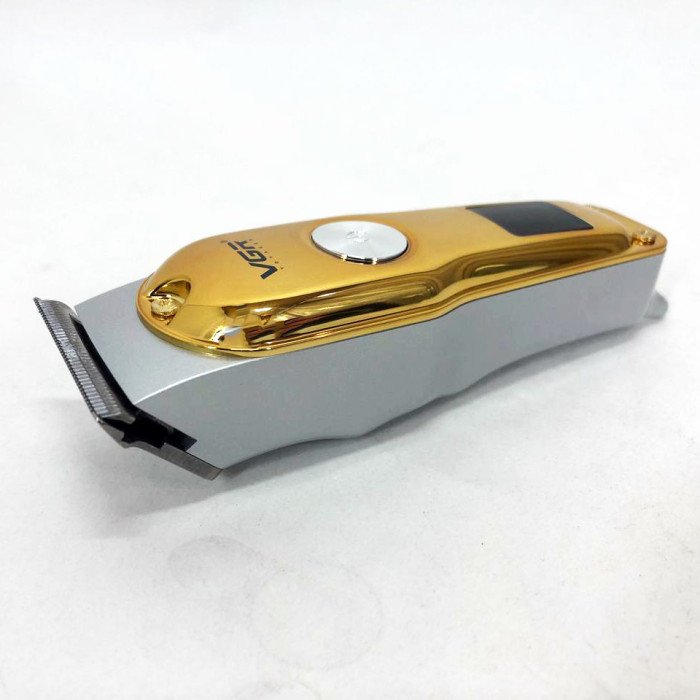 Тример для волосся та бороди VGR V-290 LED Display 3 насадки, машинка для стрижки волосся домашня