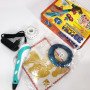 3D ручка Smart 3D Pen 2 c LCD дисплеєм, Цікава ручка 3д для дітей, Оригінальна. Колір: блакитний