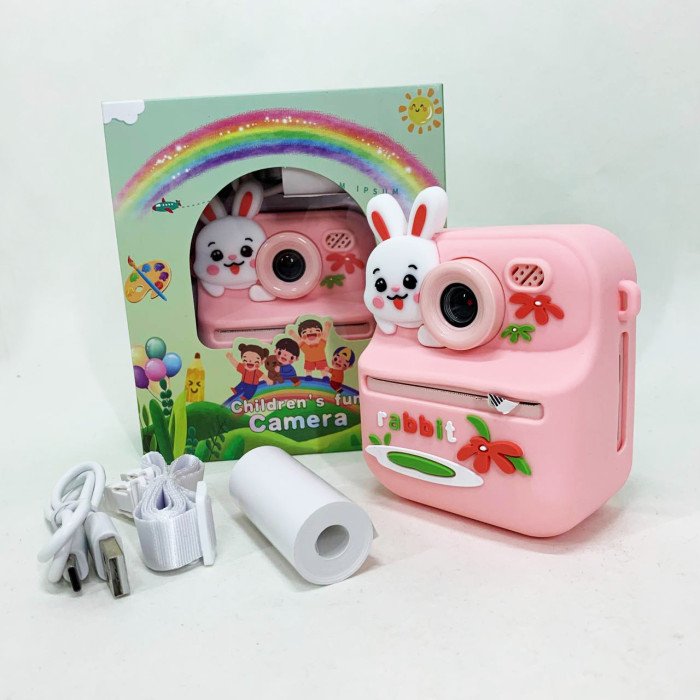 Дитячий фотоапарат миттєвого друку S11 Pink