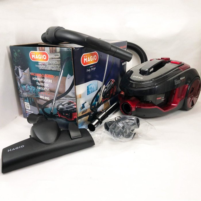 Пилосос без мішка Magio MG-892, Пилосос для дому потужний, Пилосос колбовий ручний