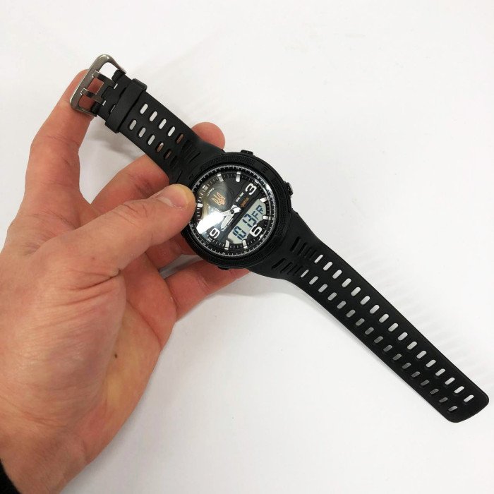 Годинник наручний чоловічий SKMEI 5561/1655BKWT, спортивний, Чоловічий армійський водостійкий тактичний годинник