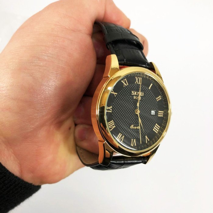 Годинник наручний чоловічий SKMEI 9058LGDBKBK, оригінальний чоловічий годинник, статусний чоловічий наручний годинник