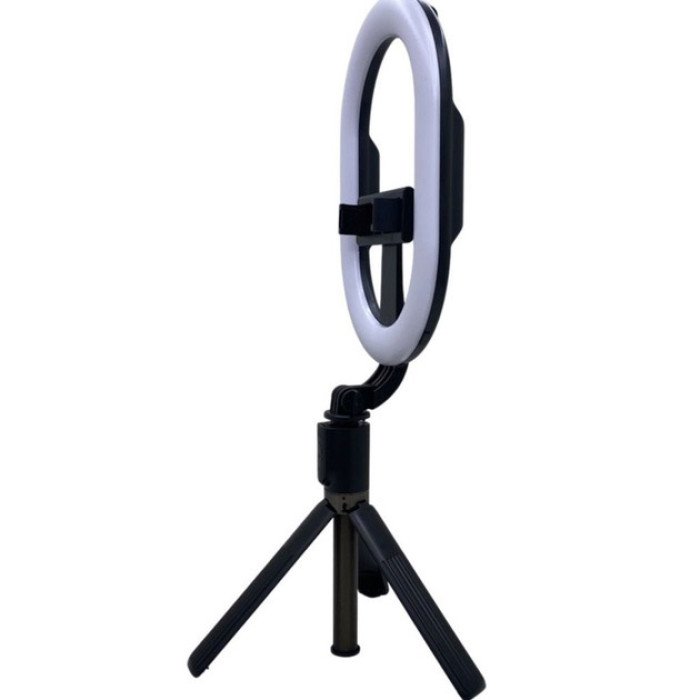 Монопод-штатив для селфі з кільцевою LED лампою Selfie Stick A8 телескопічний з пультом та Bluetooth