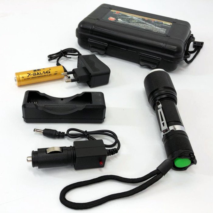 Тактичний ліхтар Bailong BL-1860-T6, ліхтарик police оригінал, потужний кишеньковий ліхтарик