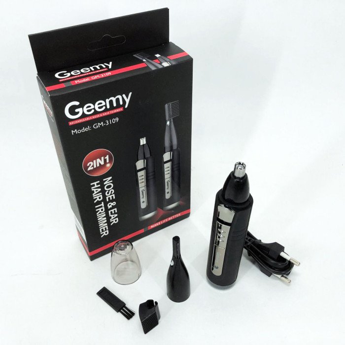 Тример GEMEI GM-3109 2в1, тример бездротовий, машинка чоловіча для гоління, бездротова електробритва