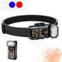 Ліхтар налобний X52, 2LED+6SMD RGB, Ліхтар на голову для бігу, Ліхтар на голову для риболовлі