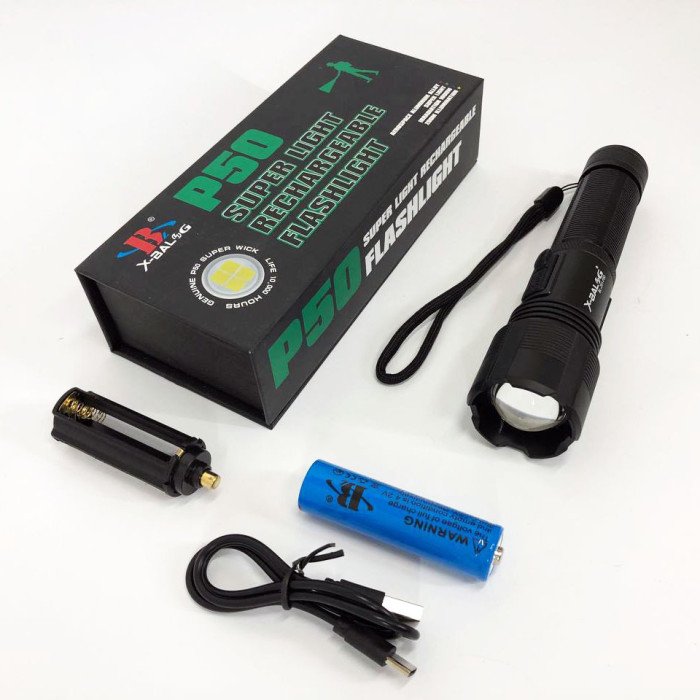 Ліхтарик ручний тактичний Bailong BL-Z01-P50, надпотужний ліхтарик, тактичні ліхтарі для полювання