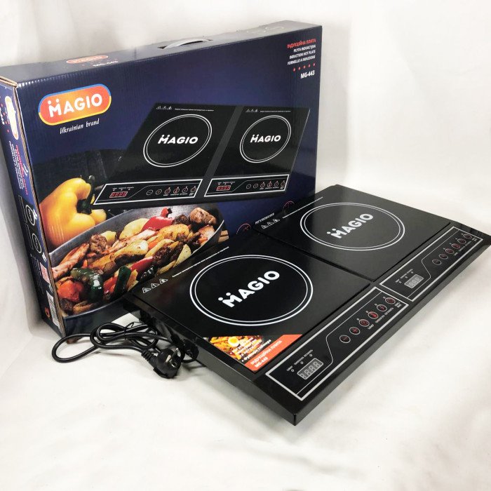 Настільна плита електрична MAGIO MG-443, Потужна настільна електроплита, Електро плита інфрачервона