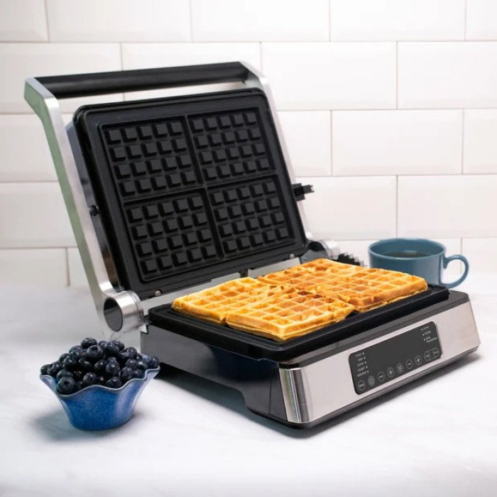 Гриль-барбекю електричний Magio MG-356, Настільний гриль для гамбургерів Притискна електробутербродниця