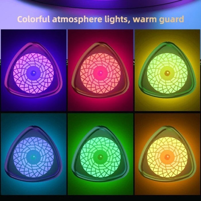 Ультразвуковий зволожувач повітря для дітей з підсвічуванням Heavy Fog Humidifier, Зволожувач міні. Білий