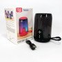 Портативна колонка TG652 5W з RGB підсвічуванням та ремінцем, акумуляторна колонка для музики. Колір: чорний