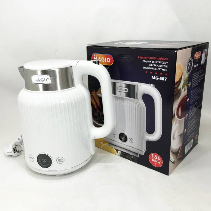 Електрочайник Magio MG-507, Хороший електричний чайник, Чайник електро, Безшумний чайник
