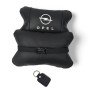 Набір автомобільних подушок 2шт для Opel, натуральна шкіра, стильні чорні підголівники Опель для авто