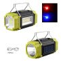 Ліхтар переносний LS-228-LED WHITE+RED+BLUE+YELLOW, Ліхтар для кемпінгу з вбудованим зарядним пристроєм