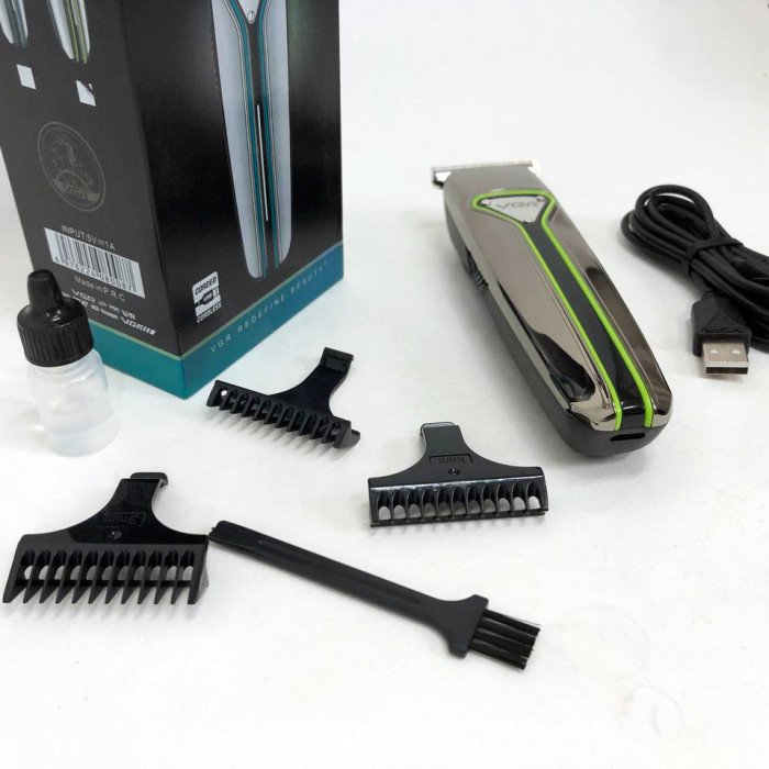 Професійна триммер бездротова для стрижки волосся VGR V-008 Pro, машинка для стрижки голови