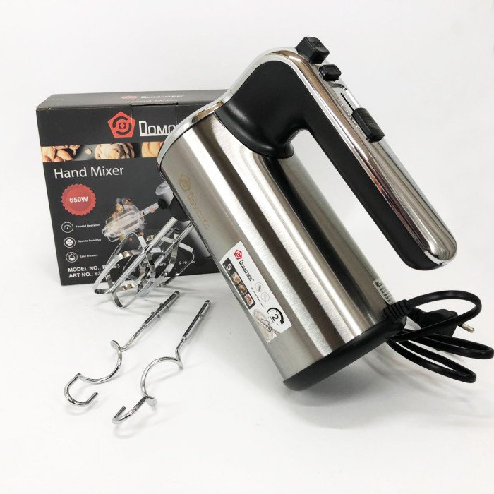 Міксер кухонний DOMOTEC R 6693 ручний універсальний 5 швидкостей 650W