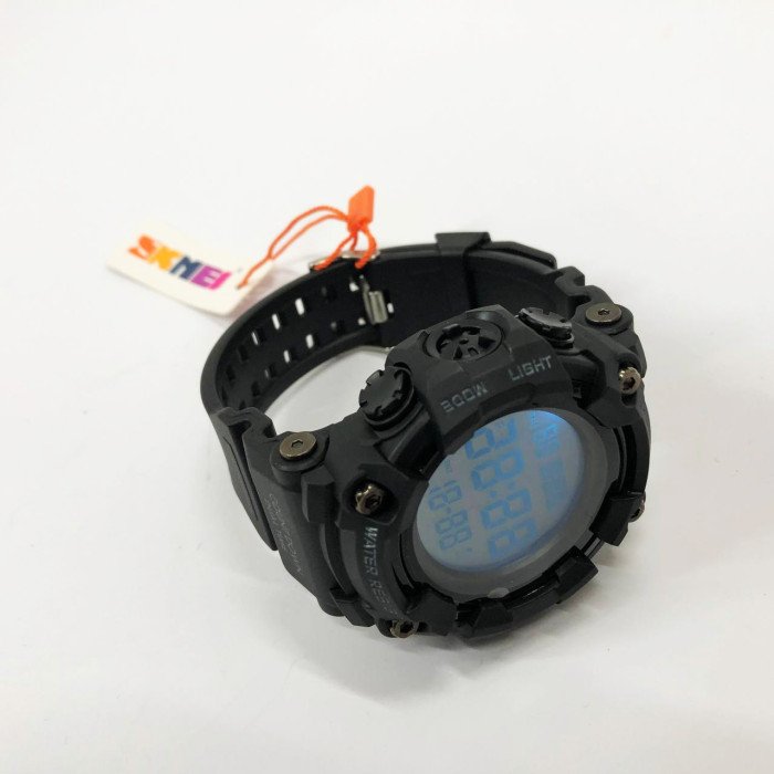 Годинник наручний чоловічий SKMEI 1968BKWT BLACK-WHITE, годинник армійський скмей. Колір: чорний з білим циферблатом