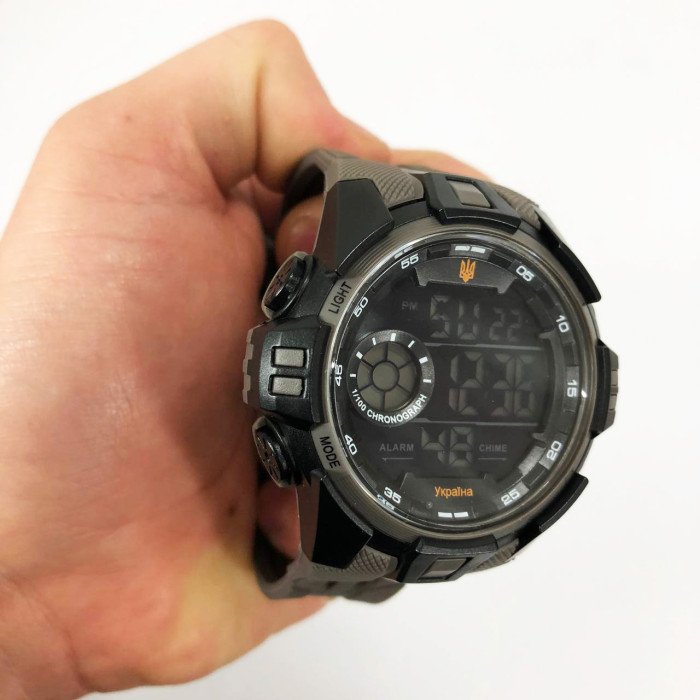 Годинник наручний чоловічий SKMEI 3212/2123GY, Чоловічий армійський водостійкий тактичний годинник,