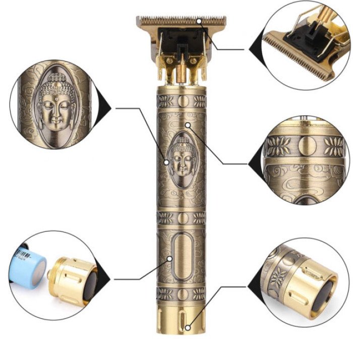 Машинка для стрижки волосся професійна триммер для бороди окантувальна машинка Shuke 3W SK-8017