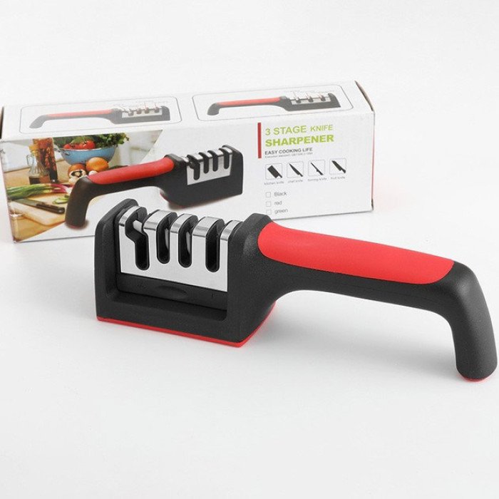 Професійна Ручна Точилка для ножів 3 рівня заточування Fast Sharpener RS-168