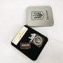 Дугова електроімпульсна запальничка USB Україна металева коробка HL-447. Колір: чорний