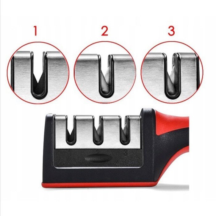 Професійна Ручна Точилка для ножів 3 рівня заточування Fast Sharpener RS-168