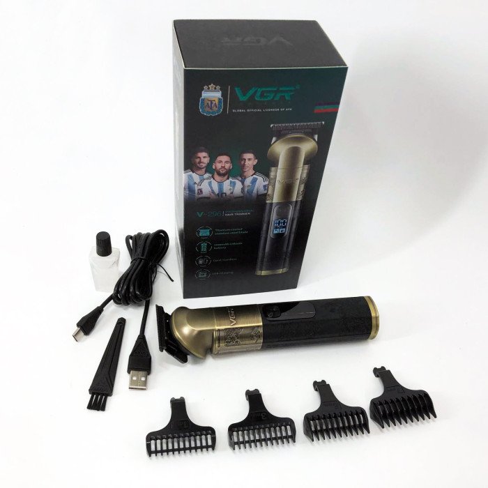 Тример VGR V-296, Багатофункціональна машинка для стрижки бороди, Професійний триммер для гоління