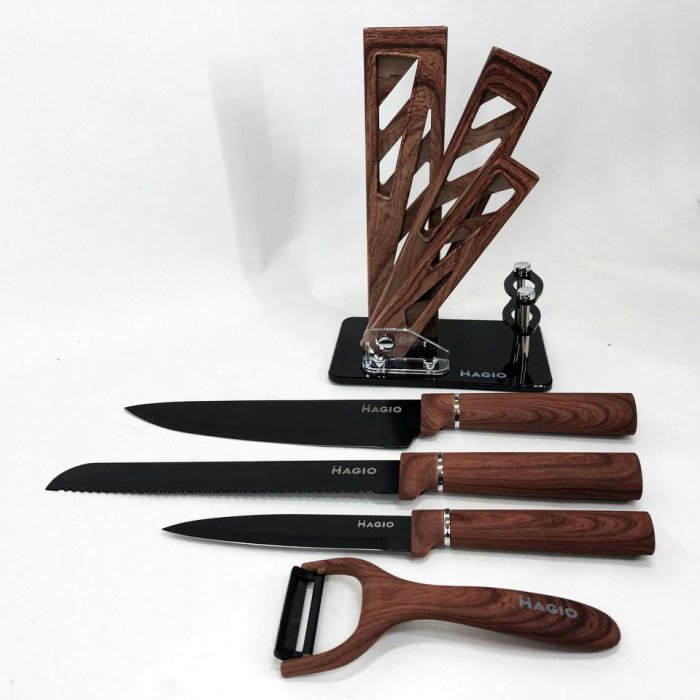 Набір ножів Magio MG-1095 5 предметів, Поварські кухонні ножі набір, Набір ножів для кухні