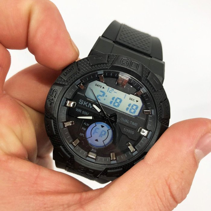 Годинник наручний чоловічий SKMEI 1881BKWT, годинник армійський оригінал, наручний годинник для військових