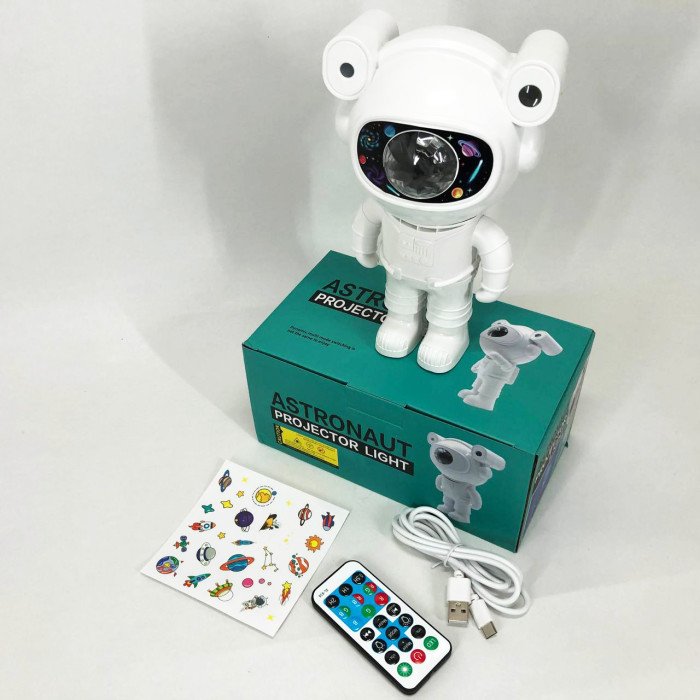 Нічник-проектор Астронавт Astronaut Нічник дитячий проектор зоряне небо