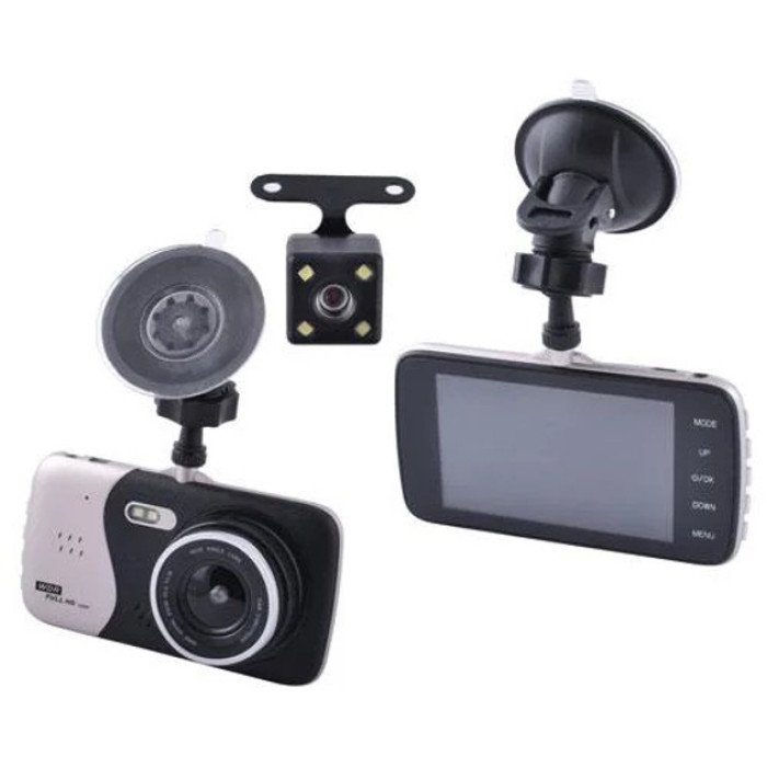 Відеореєстратор автомобільний MHZ DVR CT503 1080P з двома камерами, Реєстратор з камерою на машину