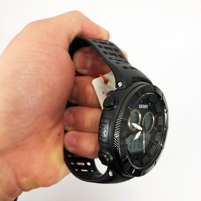 Годинник наручний чоловічий SKMEI 2014BKWT, годинник наручний електронний тактичний, годинник армійський оригінал