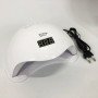 Лампа для манікюру Sun 5 nail lamp FD93-1 led для сушіння гель лаку з таймером для домашнього використання
