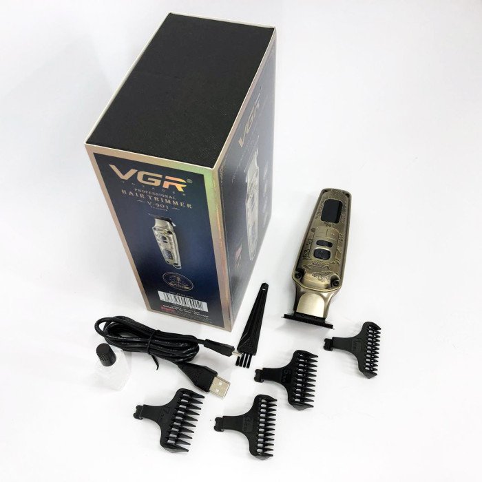 Професійна машинка для стрижки волосся триммер VGR V-901 з насадками, професійна електробритва