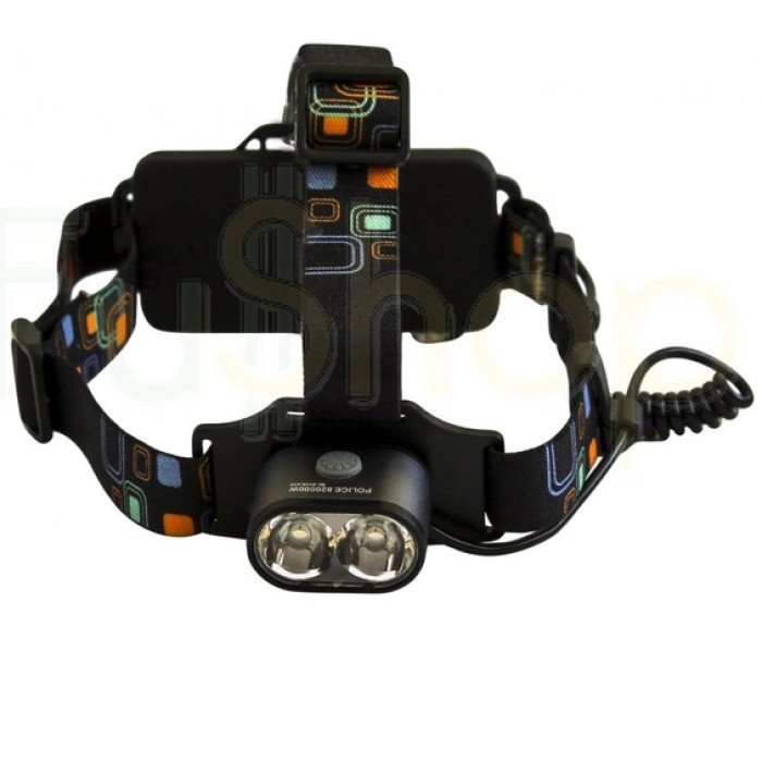 Ліхтар налобний акумуляторний Police 2128-2T6, Портативний світлодіодний налобний ліхтар