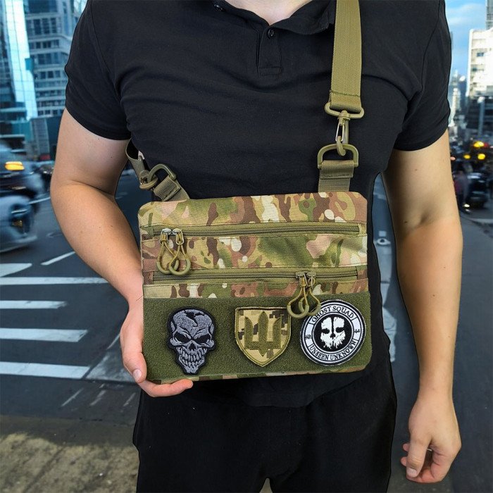 Чоловіча сумка-слінг тактична, Рюкзак військовий сумка тактична, сумка нагрудна чоловіча тактична