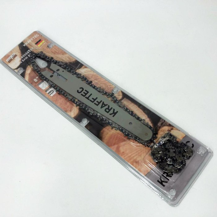 Комплект шина 40 см + 2 ланцюги 16 дюймів 64 ланки для бензопили, висока зносостійкість та швидкість різання