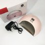 Ультрафіолетова лампа для Манікюру UV LAMP Sun 6, Світлодіодна сушарка для гель лаку. Колір: рожевий