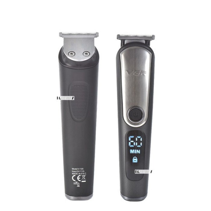 Професійний акумуляторний бездротовий триммер-стилізатор VGR V-105 для волосся та бороди 5 в 1