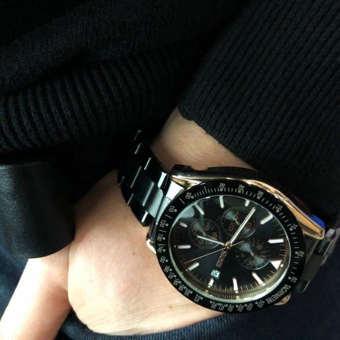 Годинник наручний чоловічий SKMEI 9253RGBK, чоловічий круглий наручний годинник, чоловічий годинник стильний годинник на руку