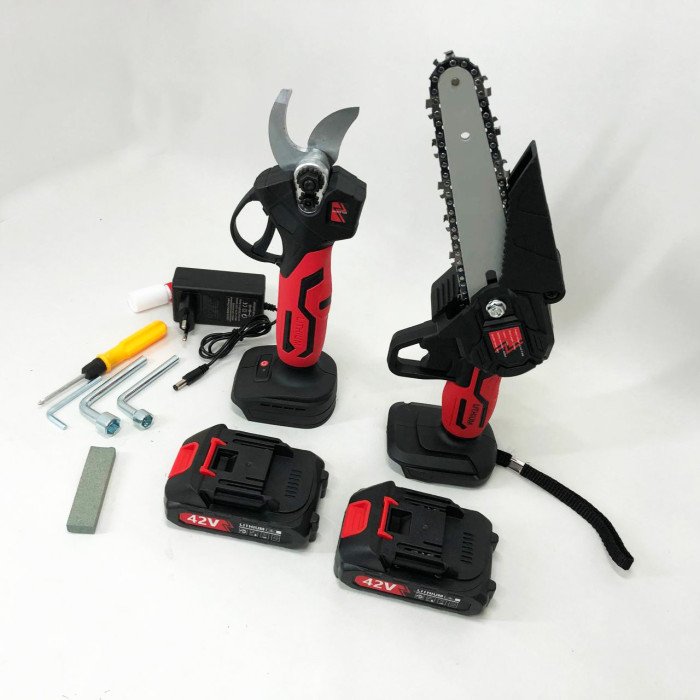 Пила обрізна акумуляторна 15 см, Ланцюгова мініпила-сучкоріз, Краща акумуляторна ланцюгова пилка