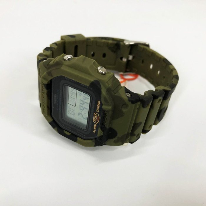 Годинник наручний чоловічий SKMEI 1628CMGN, тактичний годинник, годинник армійський оригінал, годинник для чоловіка