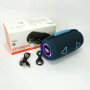 Bluetooth-колонка TG657 з RGB підсвічуванням 1500 mAh, музичні стовпчики для вулиці. Колір: синій