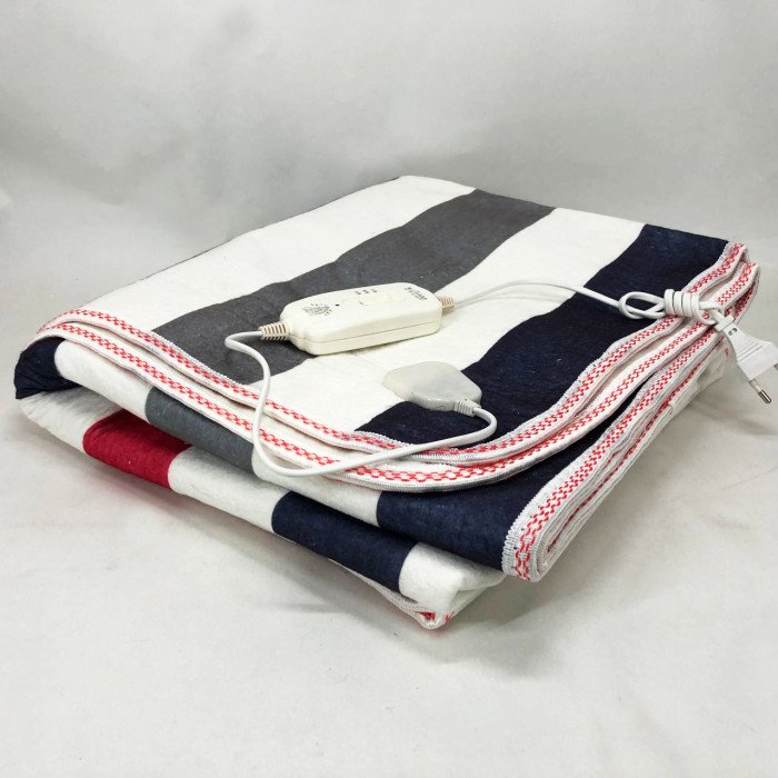 Електропростирадло односпальне 70х150 см тепле електро простирадло ковдра з підігрівом смужка