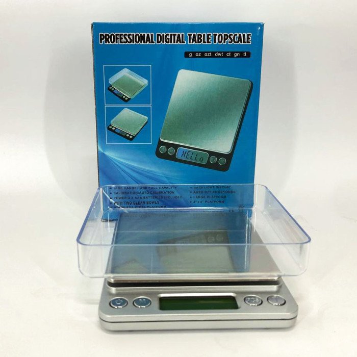 Ваги ювелірні ZHA 6295A, до 500г (0.01г) +чаша, електронні грамові ваги, для зважування золота