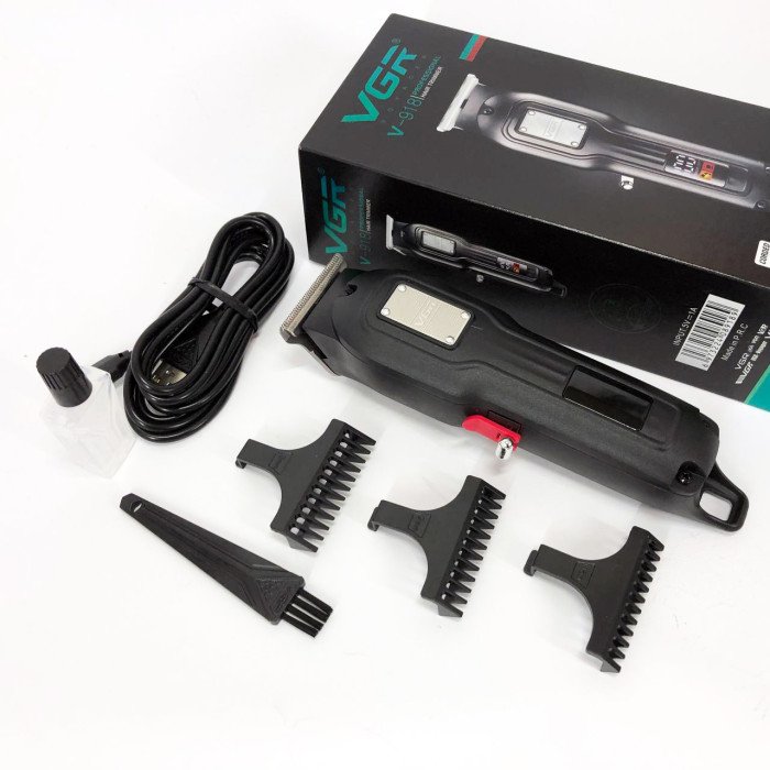 Машинка для стрижки волосся VGR V-918, Бездротова електробритва, Машинка для стрижки волосся домашня