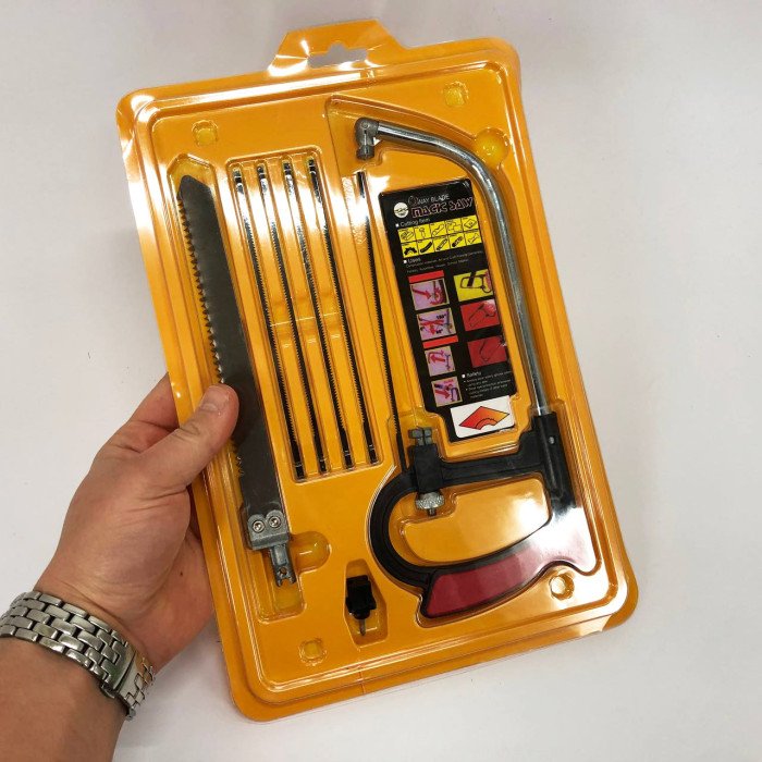 Ножівка по дереву HLV в наборі з пилками